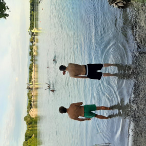 Beim Seefest darf der Sprung ins Wasser natürlich nicht fehlen